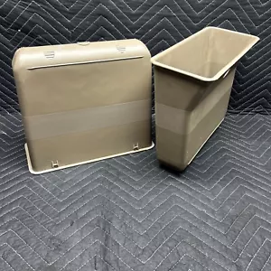 1995-1999 Chevrolet Silverado Extended Cab Storage Bin Oem USED(Beige)L/R - Picture 1 of 5