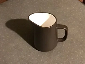 Mikasa TERRA STONE-SNOW WHITE CREAMER- 7061-Dark Brown/White - Picture 1 of 3