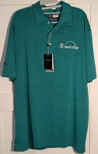 Callaway Opti-Dry Series Mens Green Heather Golf Polo Size XL Fed Ex Cup - Picture 1 of 6