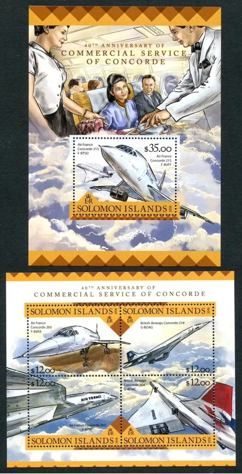 Concorde / Aviation/ Airplanes - Solomon Island - stamps MNH** SN. - Image 1 of 1