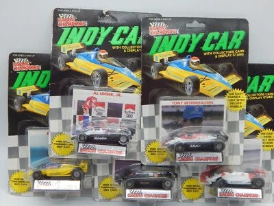 LOTE DE 5- 1989 1/64 Diecast Racing Champions INDY CARS CON tarjetas de coleccionista RTC1791 Foto 1 de 4