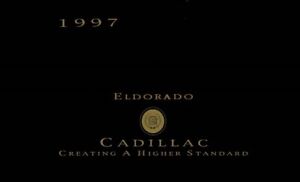 1997 Cadillac Eldorado Owners Manual User Guide