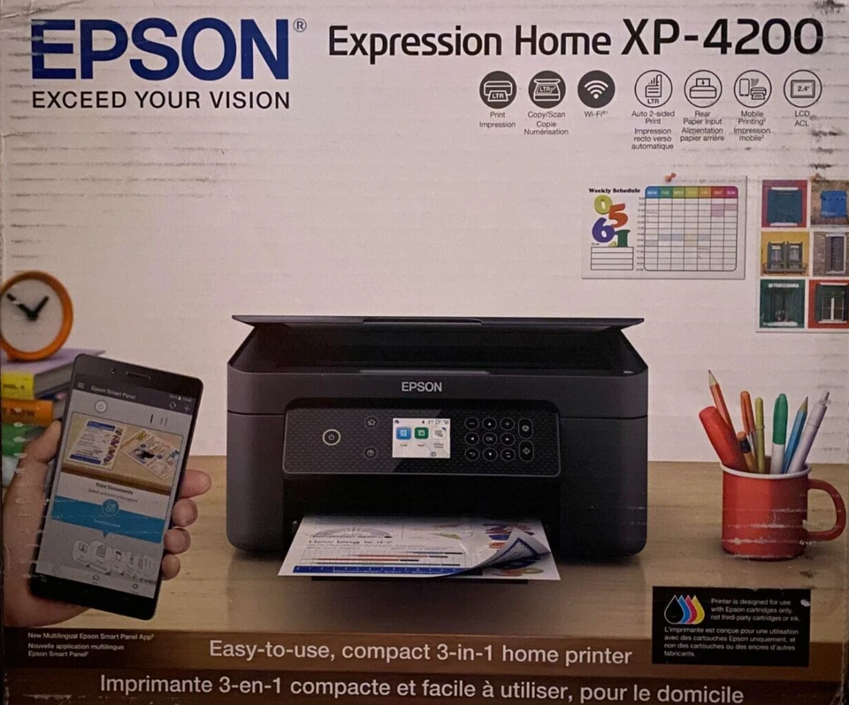 Epson Expression Home XP-4200 Wireless Color All-in-One Printer - Image 1 of 1