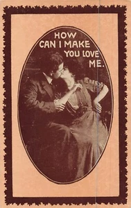 Vintage Postcard -1900'S - HOW CAN I MAKE YOU LOVE ME ? - unposted / CLEAN - Picture 1 of 2