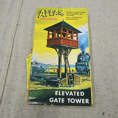 Vintage Atlas HO Scale Elevated Gate Tower Model Kit #701 - Image 1 of 3