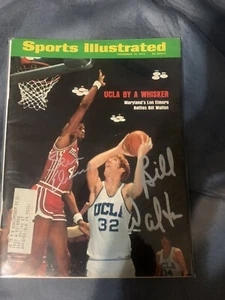 BILL WALTON AND LEN ELMORE SIGNED SPORTS ILLUSTRATED Full MAGAZINE AUTOGRAPHED - Picture 1 of 1