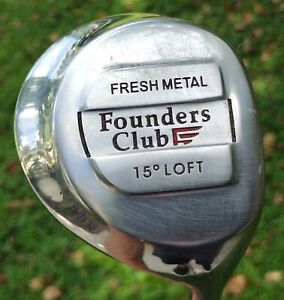 Founders Club The Judge 15º Fairway 3 Wood Fresh Metal S Flex Graphite Golf Club