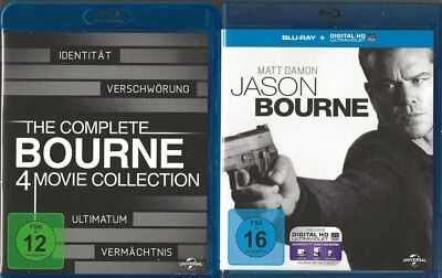 Matt Damon - Blu-ray - Jason Bourne - The Complete Bourne 4 Movie Collection - Bild 1 von 2