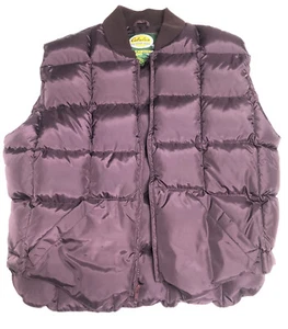 Cabelas Damen Größe S lila Gänsedaunen gefütterte Weste durchgehender Reißverschluss weiche Jacke - Bild 1 von 5