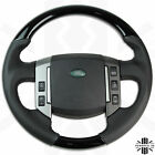 Steering Wheel Black Piano + Leather (Sport grip) leather fits Range Rover L320