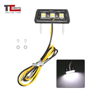 1PC Universal Mini Motorcycle LED Tail Rear Light Motorbike License Plate Light - Imagen 1 de 8
