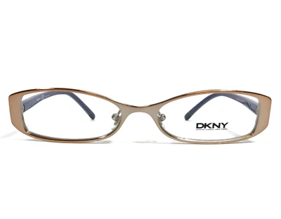 Marcos de gafas DKNY DY5608 1015 Tortuga oro rosa azul borde completo 50-16-150 Foto 1 de 4