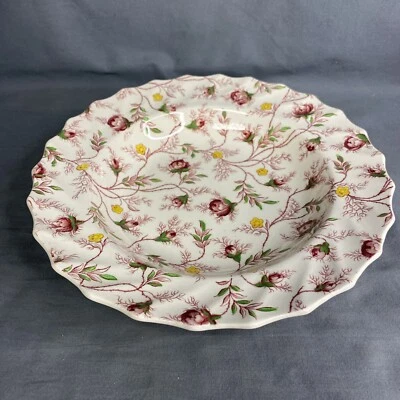 Cuenco de sopa vintage Copeland Spode Rosebud Chintz 8" Foto 1 de 4