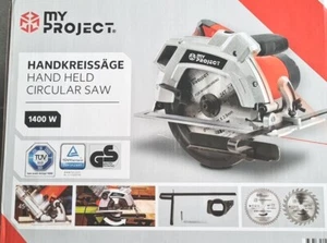 Handkreissäge mit Lasertechnik und 2 Sägeblättern - Bild 1 von 7