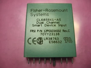 Fisher Rosemount Dual Channel Smart Device Input CL6859X1-A5 / 12P0323X032 - Picture 1 of 4