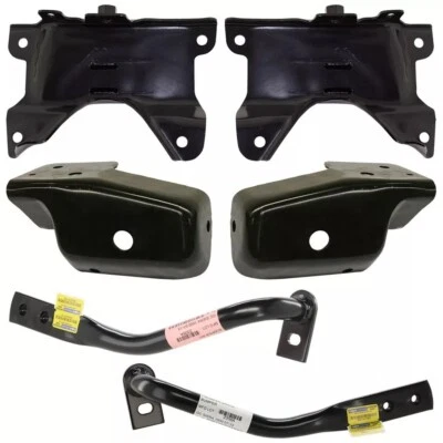 前保险杠支架套装 2 件适用于 2007 - 2013 雪佛兰索罗德 1500 6 件钢制 — 第 1/4 张图片