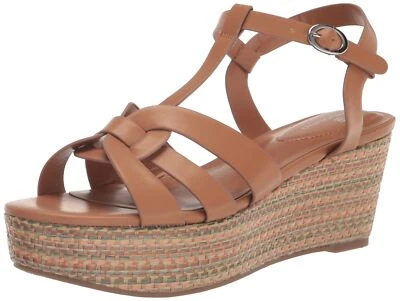 Bandolino Women's Kayden Wedge Sandal, Caramel 102, 8 — 第 1/4 张图片