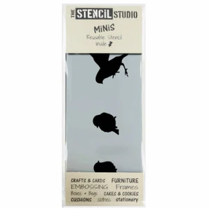Sparrow Birds STENCIL MiNiS - Furniture, Cake, Crafts, Walls Stencils 10605 - Picture 1 of 4