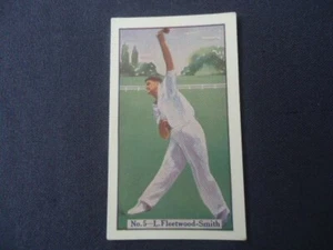 Allen's cure- em quick Australia 1938 Vintage Cricket Card L. Fleetwood-Smith - Picture 1 of 2