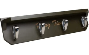 Hang Time Golfers Coat Rack Premium Quality Wall Mount Shelf Hooks Sage Green - Picture 1 of 2