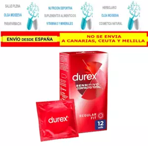 Durex Preservativos Super Finos Contacto Total - 12 condones - Imagen 1 de 8