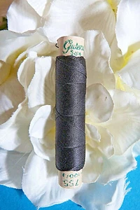 845B / Superb Coil Wire Silk Gutermann Laska " Grey " N° 755 - Picture 1 of 2