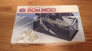 Pavilion Double Twelve Dominos Game 91 Pieces Vinyl Carrying Case - Picture 1 of 5