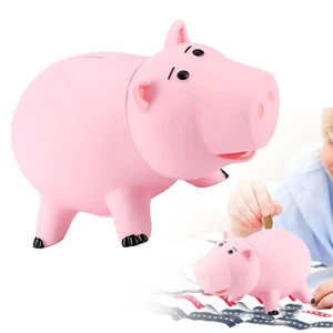Toy Story Hamm Figures Coin Save Money Box Piggy Bank Pink Ham Pig for Kids - Picture 1 of 9
