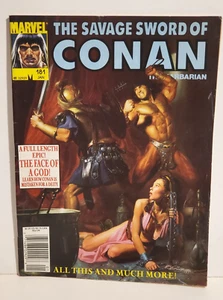 SAVAGE SWORD OF CONAN THE BARBARIAN SAGA MARVEL COMIC BOOK MAGAZINE #181 1991 - Picture 1 of 2