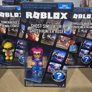 Roblox Deluxe Mystery Pack Ghost Simulator: Ghost Hunter Rose - Foto 1 di 1