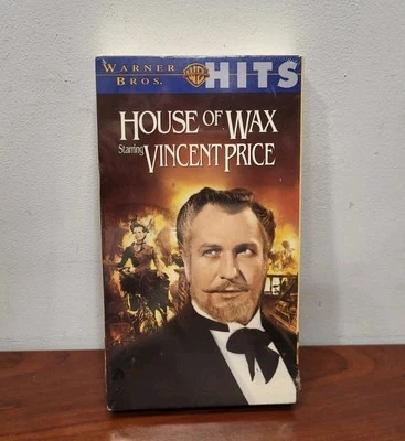 HOUSE OF WAX  Vincent Price  NEW SEALED VHS  WATERMARKS  Warner Bros.  1981 - Image 1 of 4