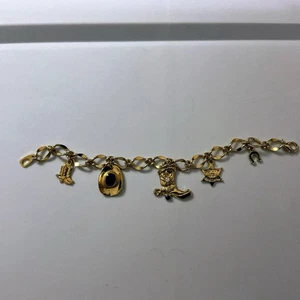 GoldT Bettelarmband 7-1/2" Western Cowgirl VSCO Boho lässig trendy süß Rodeo - Bild 1 von 5