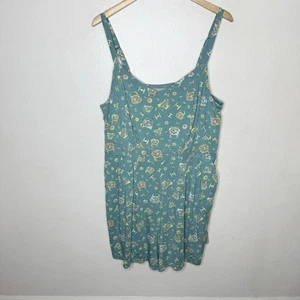 Pagliaccetto donna elasticizzato senza maniche Torrid Lucas Star Wars Storm Trooper Teal 2X - Foto 1 di 10