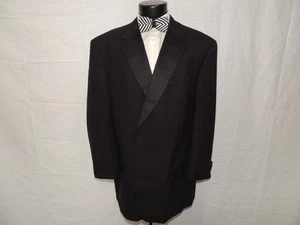 Burberry Herren Schwarz Formell Smoking Größe 50 Lange Hose 41X29,5 - Bild 1 von 13