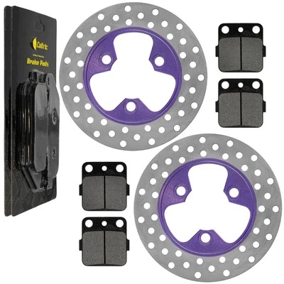 Disco de freno delantero izquierdo derecho con pastilla para Honda TRX400EX Sportrax 400 2x4 1999-2008 Foto 1 de 4