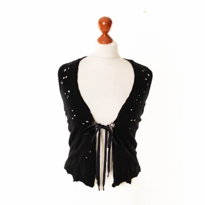 Damen HIGH USE by Claire Campbell Schwarz Ärmellos Top Größe S  13381 - Bild 1 von 4