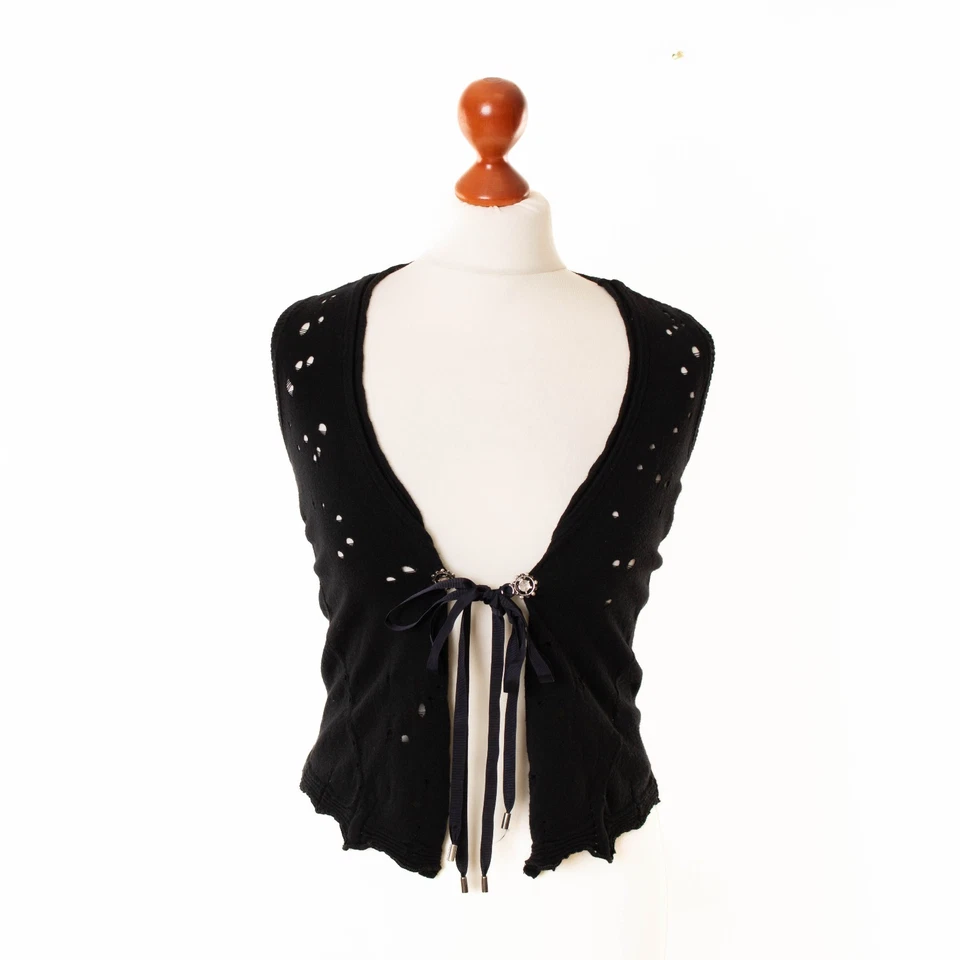 Damen HIGH USE by Claire Campbell Schwarz Ärmellos Top Größe S  13381 - Bild 1 von 4