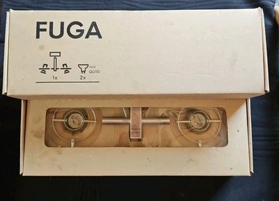 Lámpara de techo IKEA FUGA 2 bombillas 200.690.03 nueva 19057 Foto 1 de 4