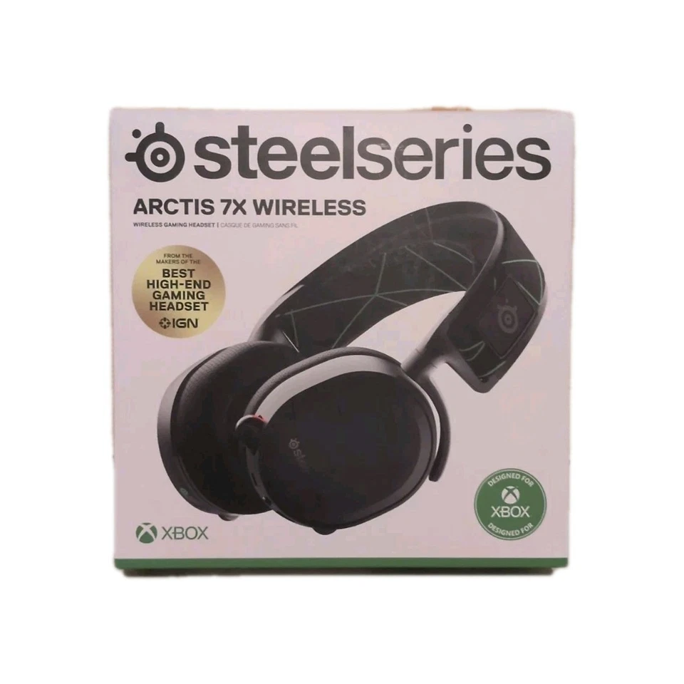 SteelSeries Headset 61466 Arctis 7X Wireless 2,4 GHz Wireless Gaming Schwarz  - Bild 1 von 4