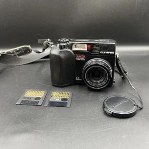 Olympus Camedia C-3030 Zoom Digital Camera Digicam 3.3MP Black Tested Working - Picture 1 of 19