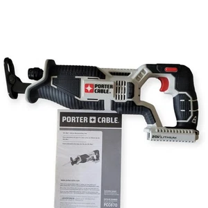 PORTER CABLE 20V MAX RECIPROCATING SAW PCC670 BARE TOOL ONLY w/MANUAL TESTED VG - Picture 1 of 15