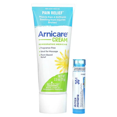 Boiron Arnicare Creme Alívio da Dor 2 5 oz 70 g Apropri 80 Pellets Sem Parabeno - Imagem 1 de 4