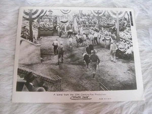 PIG SHOW SCENE SHOWING BIG BLUE ORIGINAL PRESS PHOTO 8X10 1945 MOVIE STATE FAIR - Picture 1 of 8