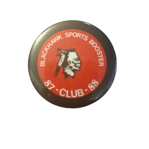 Blackhawk Sports Booster Club 87-88 Pin - Picture 1 of 2