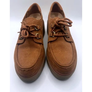 Zapatos Oxford Dr. Scholls Tostados Bonitos Maxx Imitación Gamuza Plataforma Mujer Talla 6.5M - Imagen 1 de 6
