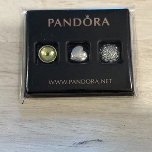 Pandora Floating Charm August Birthstone Peridot Green Round For Locket 792091PE - Picture 1 of 2
