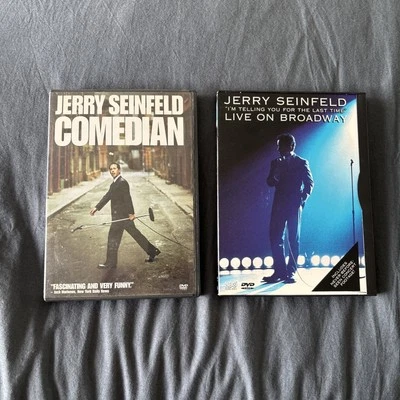 Jerry Seinfeld Comedian Region 1 Live on Broadway + Comedian Double DVD Lot - Image 1 of 4
