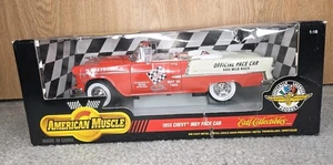 Ertl 1955 Chevrolet Chevy Bel Air Indy Pace Car American Muscle 1/18 Diecast - Picture 1 of 8