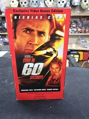 Gone in 60 Seconds (VHS, 2001, Exclusive Video Bonus Edition) - Image 1 of 3