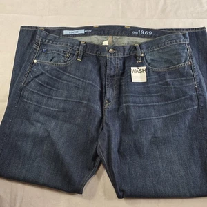 Jeans sueltos Gap 1969 azul denim lavado oscuro 42 X 32 675320-001 nuevos con etiquetas de colección - Imagen 1 de 10